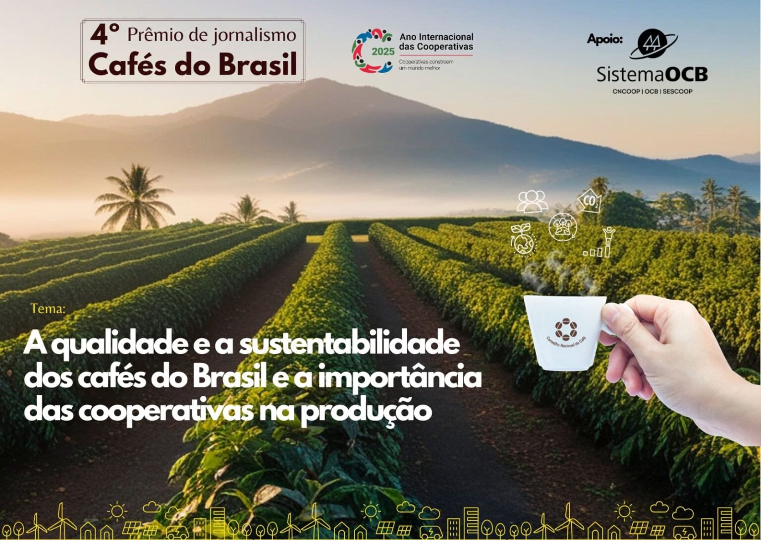 Sistema Público de Comunicação do Acre é Finalista do Prêmio de Jornalismo Cafés do Brasil Imagem do artigo