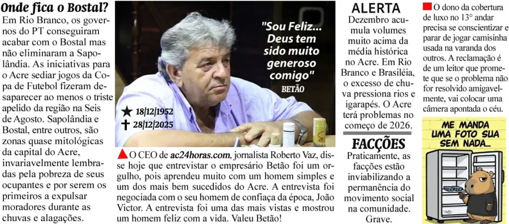 Investimentos Ousados no Acre: A Trajetória de Betão no Setor Agropecuário