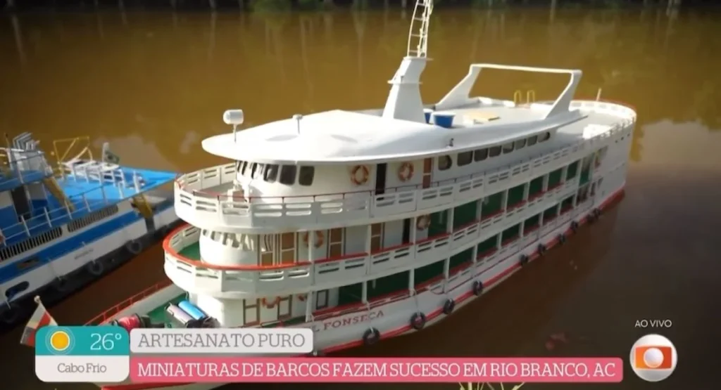 Arte Amazônica Brilha em Programa da TV Globo com Seu Carlos do Acre Arte Amazônica Brilha em Programa da TV Globo com Seu Carlos do Acre