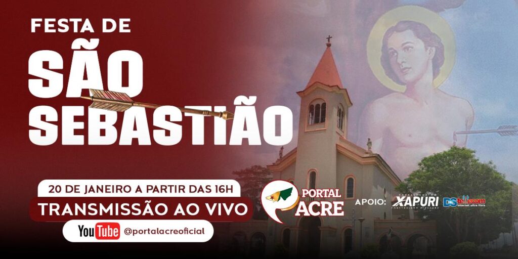 Celebração Tradicional: 124ª Festa de São Sebastião em Xapuri é Transmitida AO VIVO