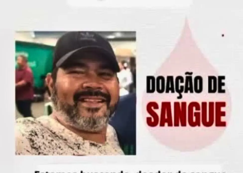 Urgente: Doações de Sangue para Repórter Internado no Acre Urgente: Doações de Sangue para Repórter Internado no Acre