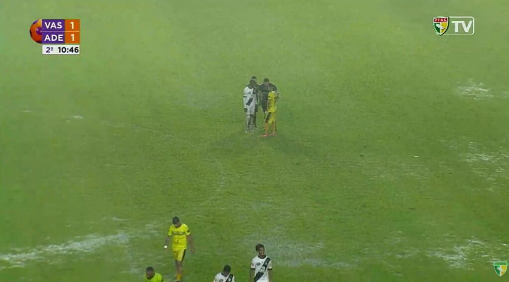 Vasco-AC x Adesg: Partida Suspensa pela Forte Chuva e Nova Data Confirmação