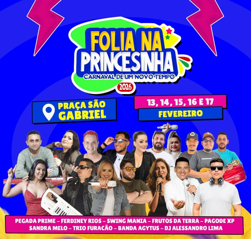 Carnaval ‘Folia na Princesinha 2026’: Arena Fechada e Segurança Reforçada em Xapuri