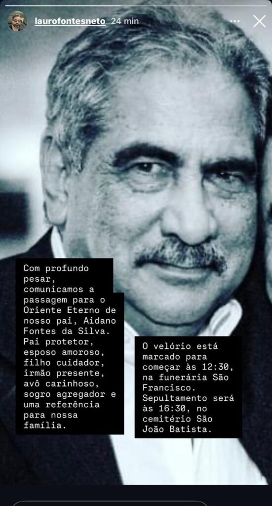 Nota de Falecimento: Comunidade de Rio Branco Homenageia Aidano Fontes da Silva