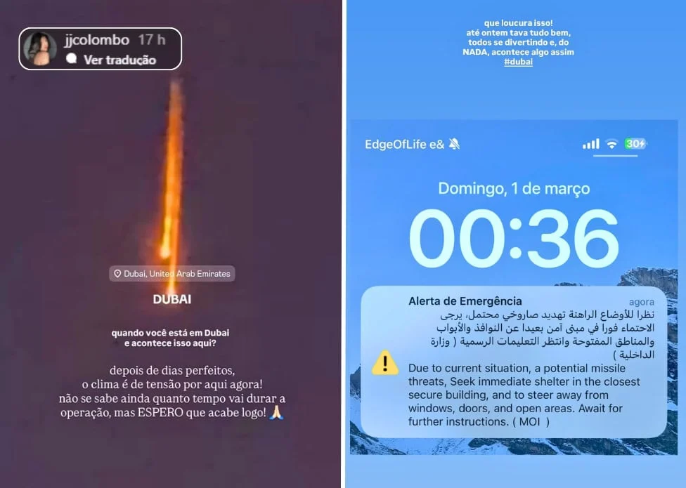 Acreana Relata Tensão em Dubai Após Incêndio e Ameaças Aéreas Acreana Relata Tensão em Dubai Após Incêndio e Ameaças Aéreas