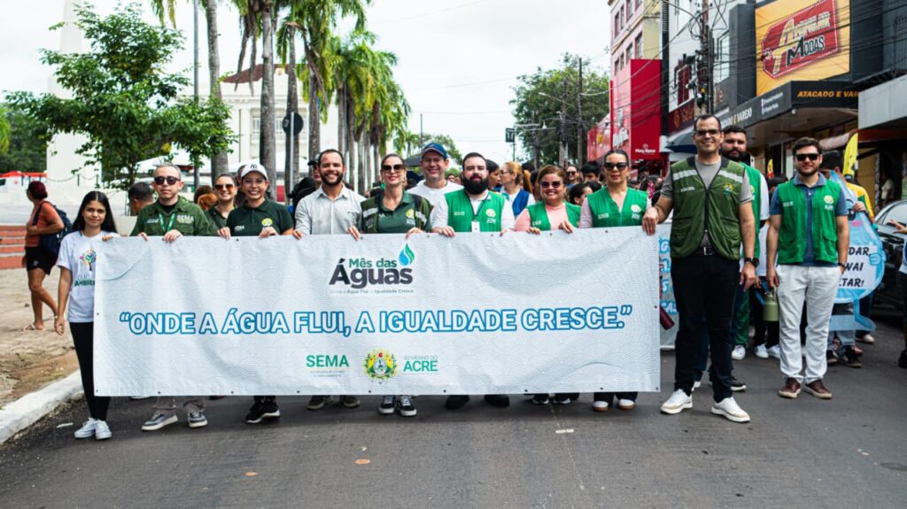 Caminhada Celebra o Dia Mundial da Água em Rio Branco: Mobilização por Sustentabilidade