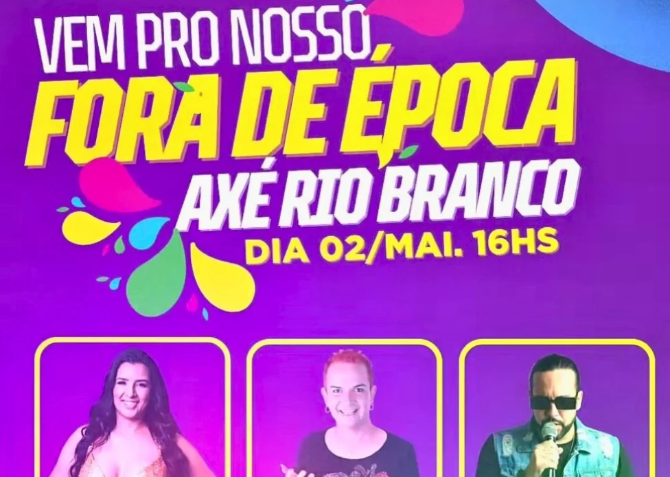 Carnaval Fora de Época em Rio Branco: Axé e Música na Concha Acústica Carnaval Fora de Época em Rio Branco: Axé e Música na Concha Acústica