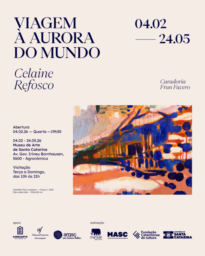 Exposição 'Viagem à Aurora do Mundo' de Celaine Refosco promete encantar no MASC