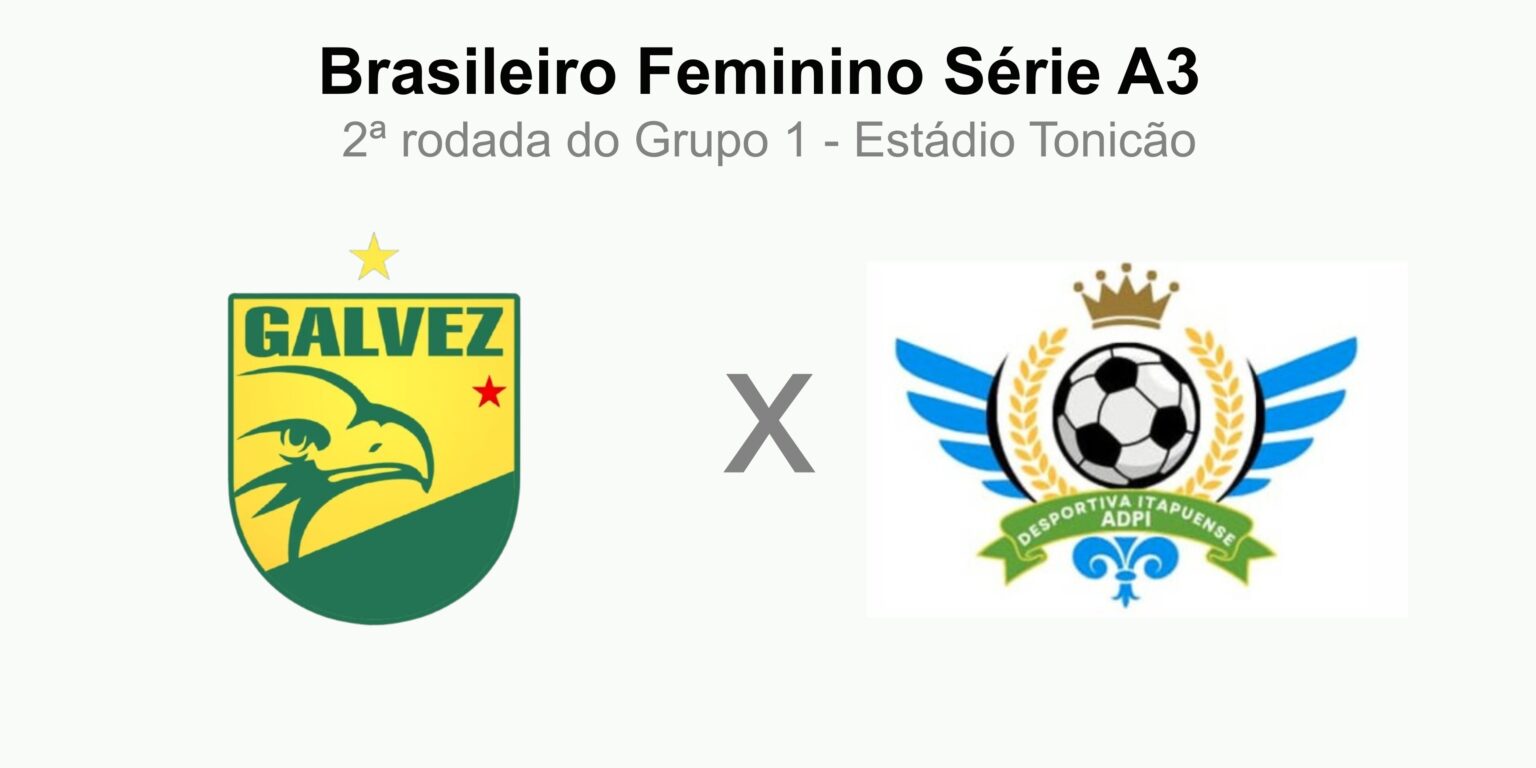 Galvez e Itapuense-RO se Enfrentam na 2ª Rodada do Brasileiro Feminino Série A3