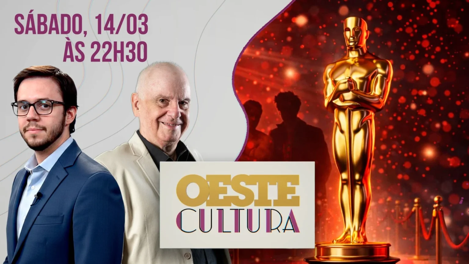 Oeste Cultura: Descubra o Programa de 14 de Março de 2026 Oeste Cultura: Descubra o Programa de 14 de Março de 2026