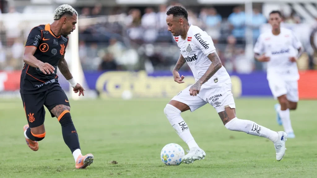 Santos e Corinthians Empatam em Clássico do Brasileirão com Neymar Apagado Santos e Corinthians Empatam em Clássico do Brasileirão com Neymar Apagado
