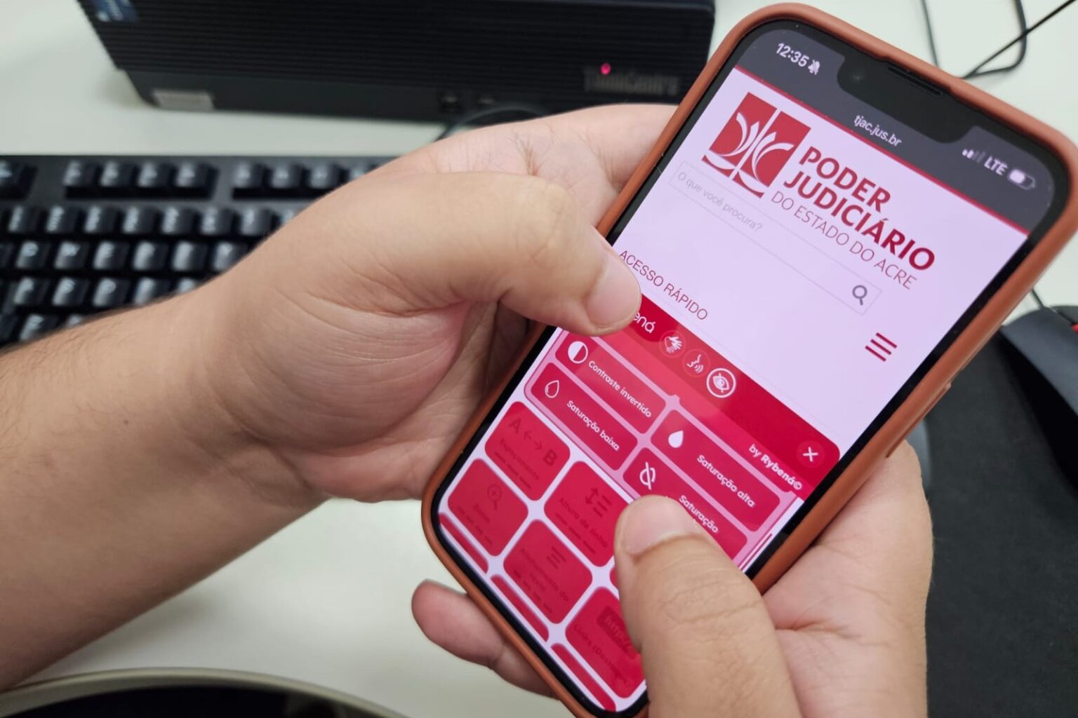 TJAC Lança Ferramenta de Acessibilidade com Libras e Descrição de Imagens