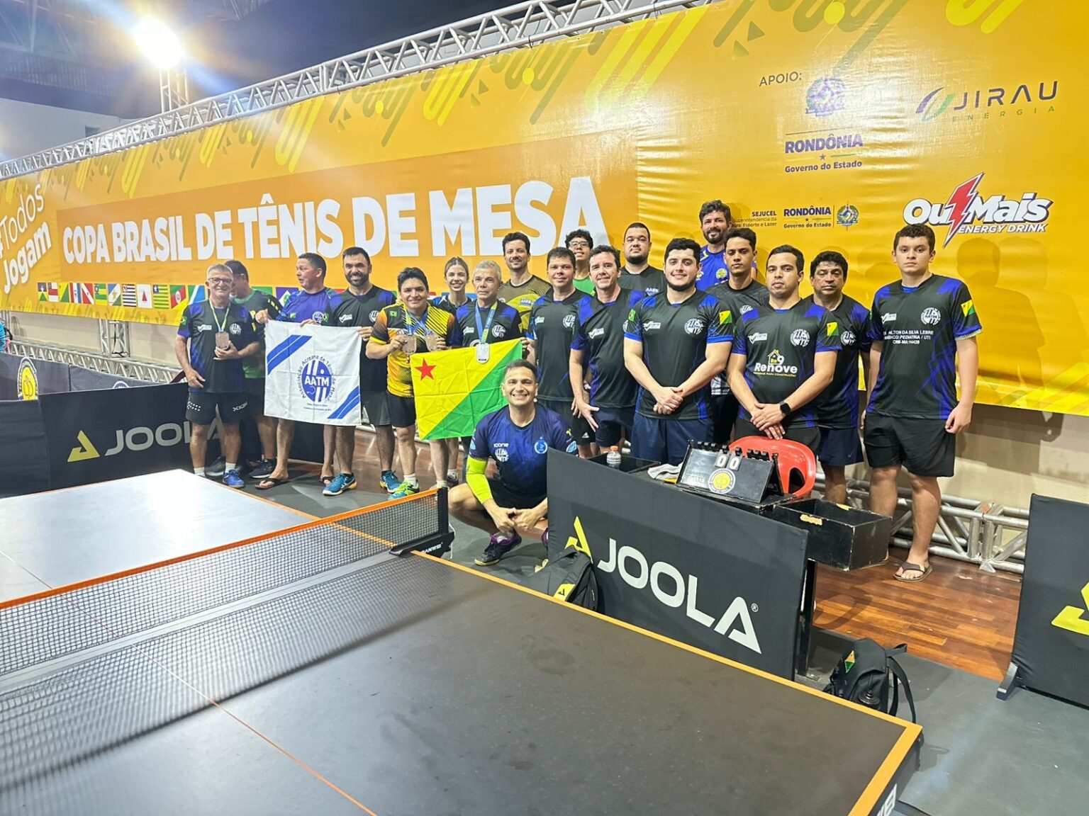 Acre brilha com 19 medalhas na Copa Brasil de Tênis de Mesa em Rondônia