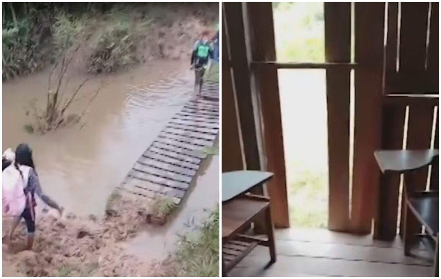 Condições precárias de ensino: alunos enfrentam desafios em escola rural no Acre