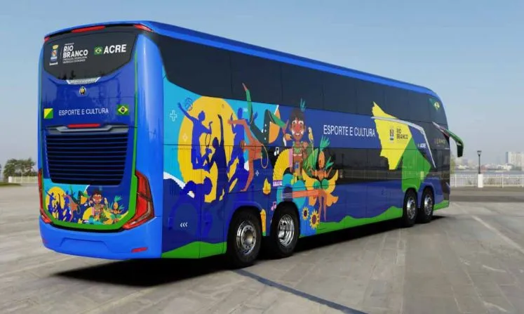 Rio Branco (AC) Investe em Ônibus de Luxo para Transporte Cultural e Esportivo Rio Branco (AC) Investe em Ônibus de Luxo para Transporte Cultural e Esportivo