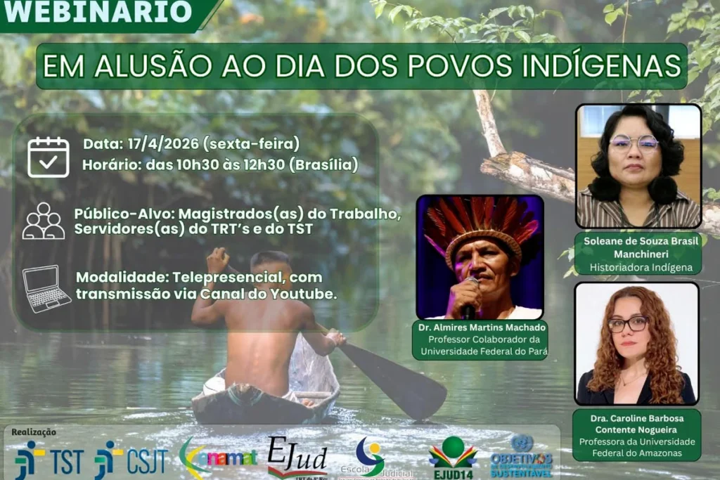 Webinário da Ejud-14 Destaca Direitos e Cultura dos Povos Indígenas