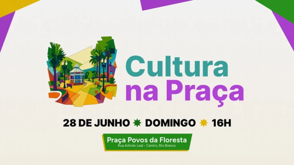 Economia Criativa e Forró Animam 'Cultura na Praça' em Rio Branco neste Domingo