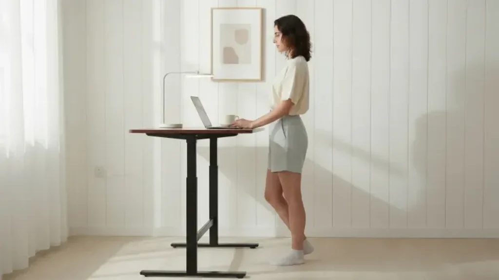 Trabalho híbrido e saúde: aumento da procura por mesas ergonômicas ajustáveis em 2024